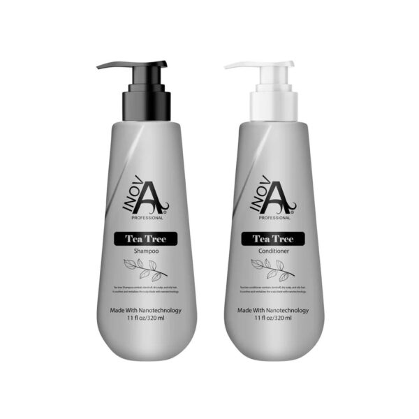 Tea Tree Treats Dandruff Via Shampoo & Conditioner 11 Oz