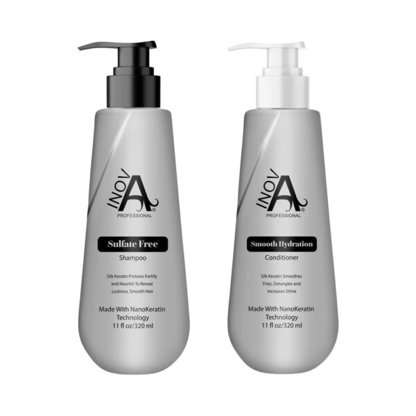 Sulfate-Free Rejuvenate Hair Treatment Via Shampoo Smooth Hydration Conditioner 11 oz.